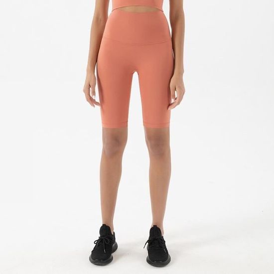 Legging Court Femme Taille Haute 3/4 - Sport Gym Yoga, Tissu Opaque Doux Push-Up, Confort Ultime