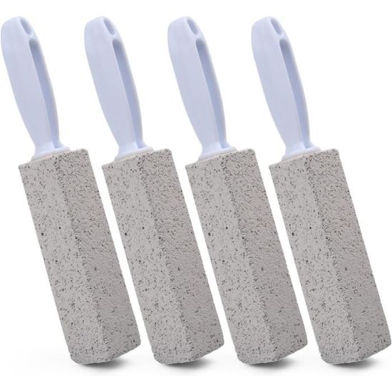 Lot De 4 Pierres Ponce Tomotato 9.5x7x4cm - Nettoyage Puissant Et Sans Rayure Pour Cuisine, BBQ, Évier Et Plus