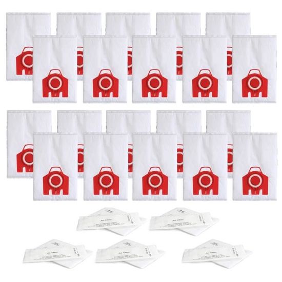 Sacs à Poussière Pour Aspirateur Roomba – Lot De 20, Compatibles 105, Plus 405, Combo, Filtration Avancée