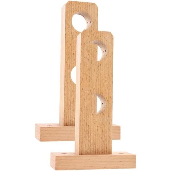 Support classique pour tringle en bois D28 - : Tringles à rideaux, kits de tringles