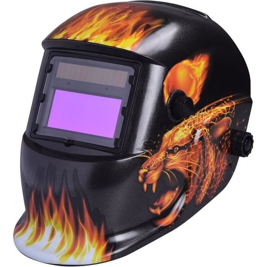 Masque De Soudure Auto-Assombrissant Solaire Nuzamas - Protection Visage Arc TIG MIG, Temps Réponse 0.0002 Ms - 9