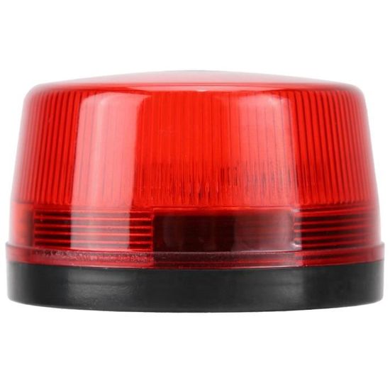 Gyrophare LED, Lampe de sécurité d'urgence 12V LED clignotante stroboscopique (rouge) NOUVEAU