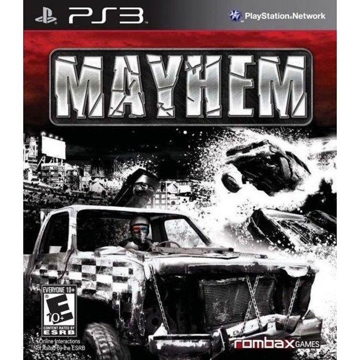 MAYHEM DESTRUCTION DERBY / Jeu console PS3