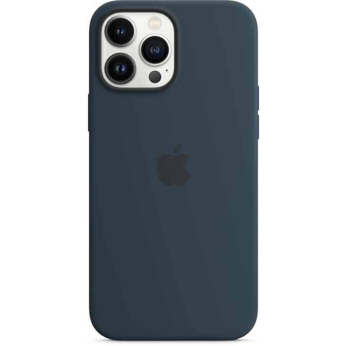 APPLE Coque Silicone pour iPhone 13 Pro Max avec MagSafe - Abyss Blue