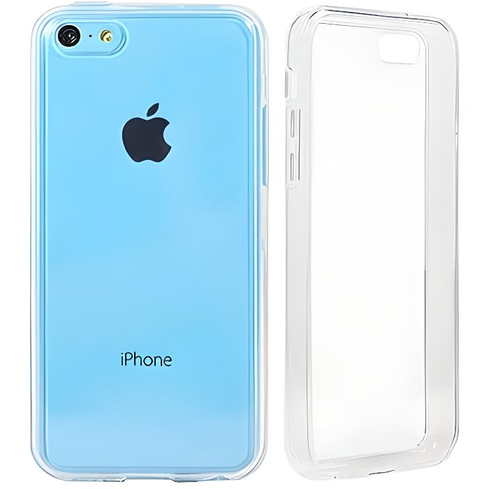 Coque silicone transparente iPhone 5C (Transparent)