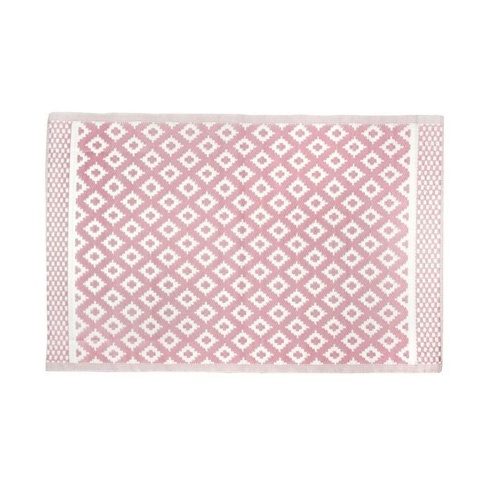 Tapis d'extérieur 100% plastique recyclé Maya Vieux rose Vieux Rose