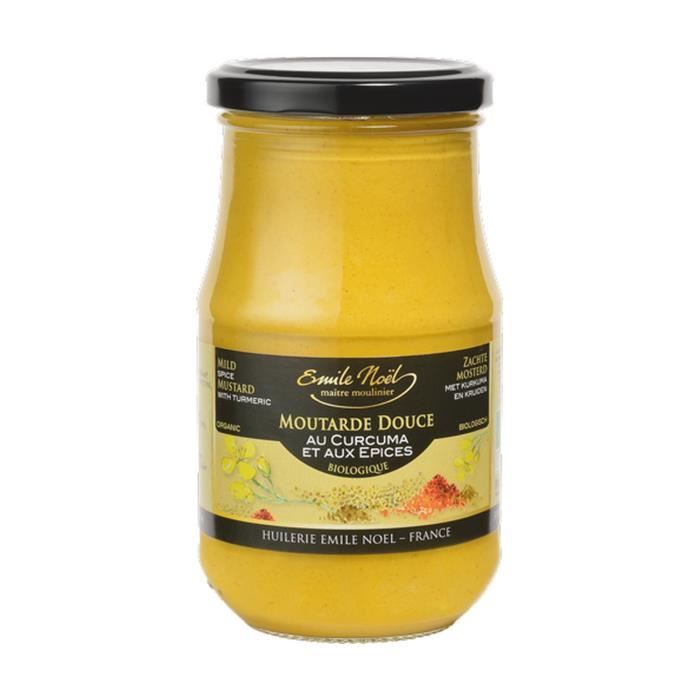 EMILE NOEL+Moutarde douce épices/curcuma bio 350 g