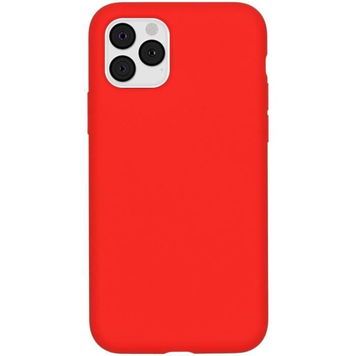 Coque silicone gel pour Iphone 11 Pro rouge