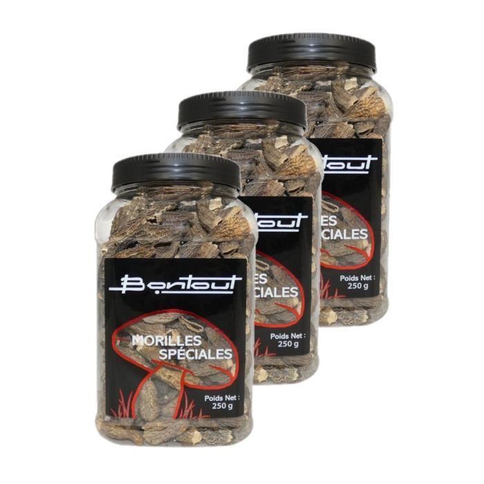 Bontout - Lot 3x Morille spéciale - Pot 250g