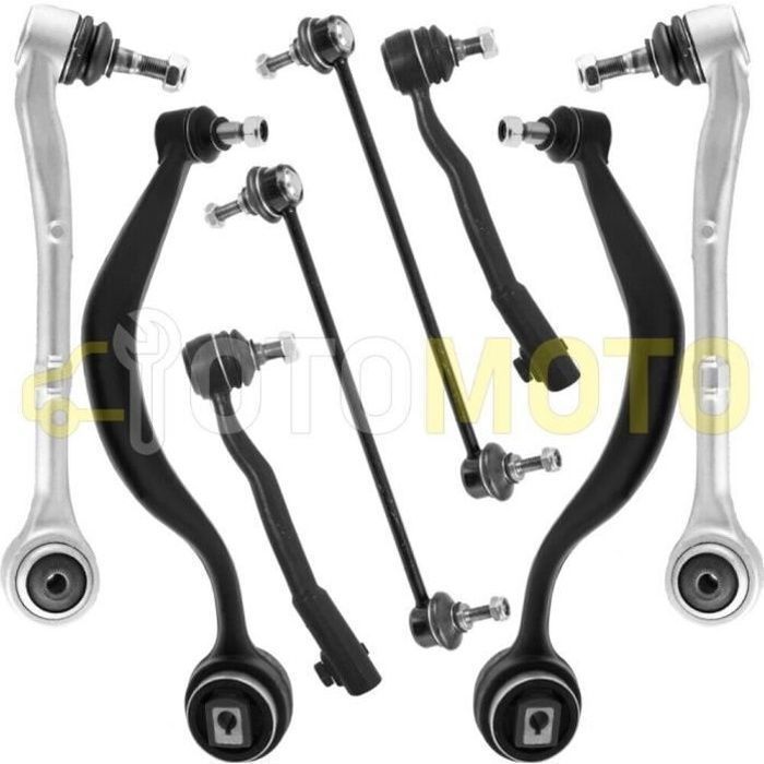 Kit bras de suspension avant compatible BMW SERIE 7 E38 triangle, rotule, biellette 8 pièces