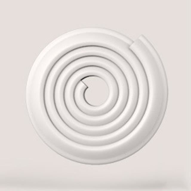 blanc Protecteur de sécurité d'angle de Table pour bébé, 2M, Protection pour enfants, coins de meubles