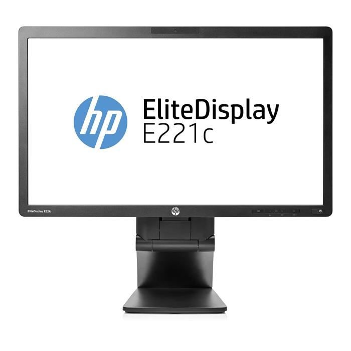 Écrans PC HP EliteDisplay E221c - Ecran LED - 21,5in - 1920 x 1080 - DVI-D- VGA- DisplayPort - Haut Parleurs - Noir 95