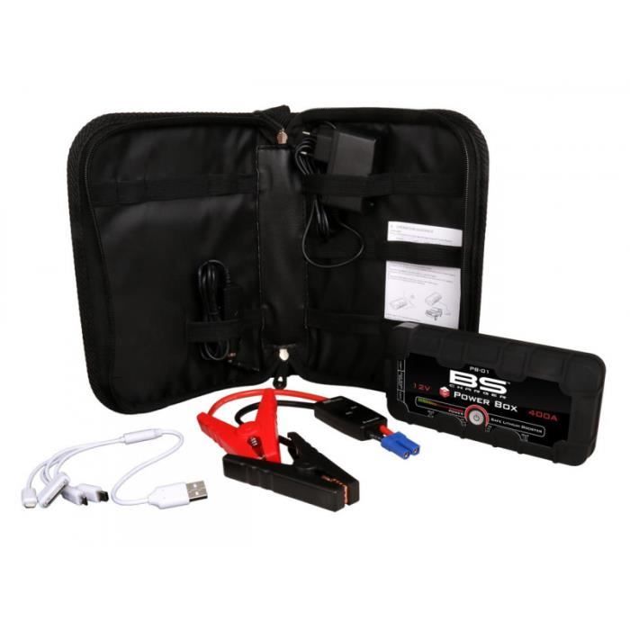 Booster de batterie BS BATTERY Power Box PB-01 Ultra Compact 12V - 12000mA