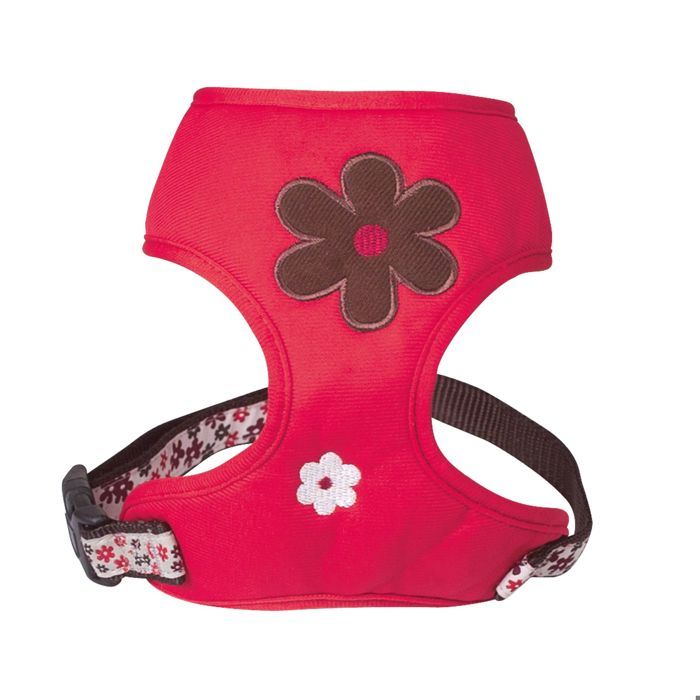 Harnais T-Shirt Rouge De Fleurs Extra Small