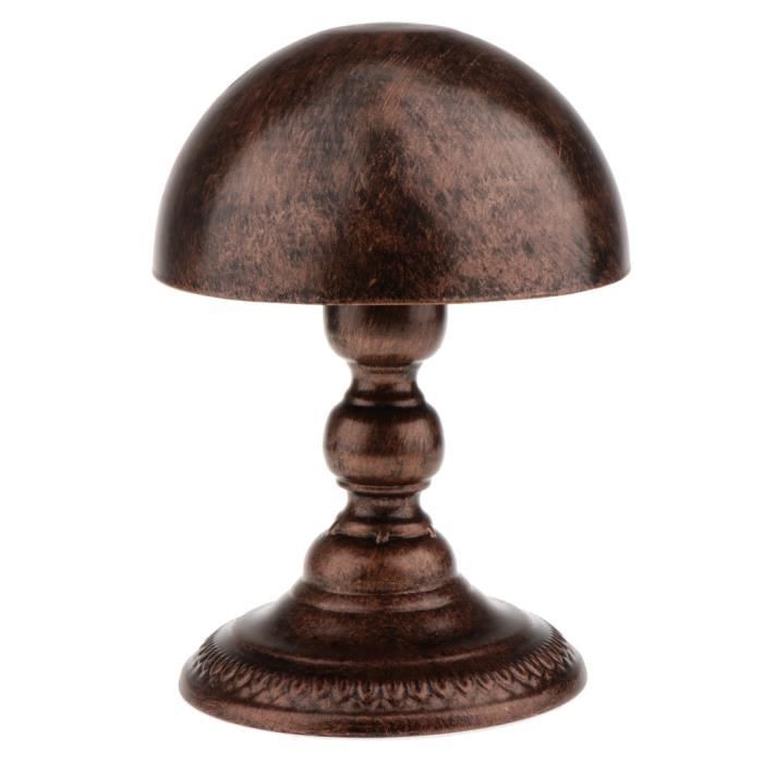 TETE DE MANNEQUIN Métal Classique Chapeau Cap Stockage Titulaire D'affichage Cheveux Perruque Rack Étagère Stand Cuivre