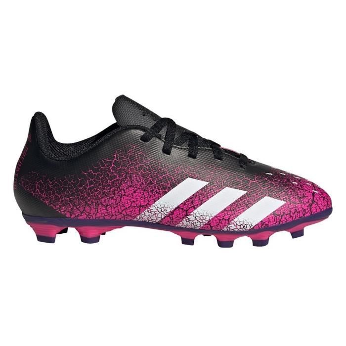 ADIDAS Baskets Predator Freak 4 FG Rose-Noir - Mixte/Enfant