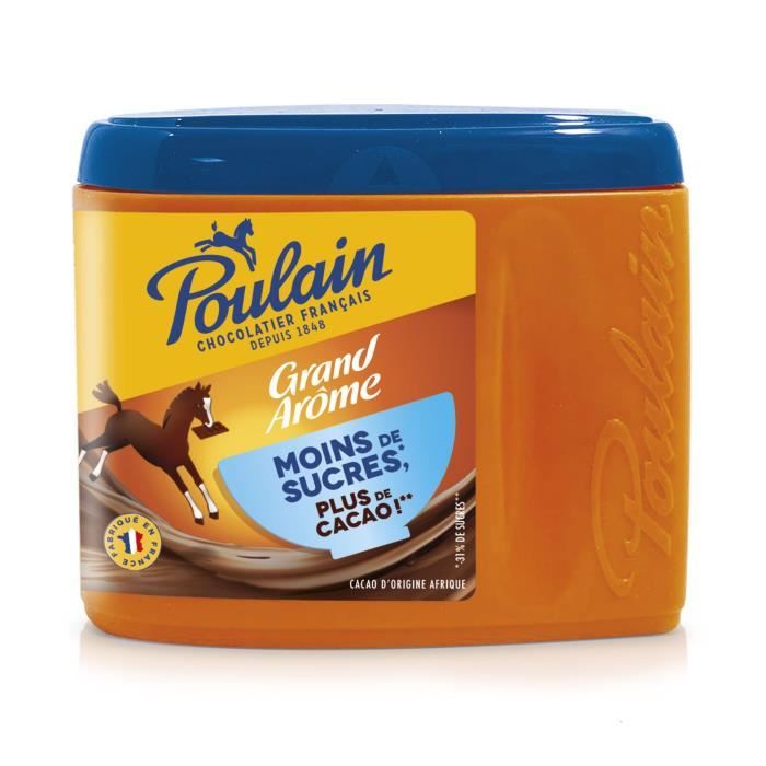 POULAIN Chocolat Grand Arôme Moins De Sucre - 400 g