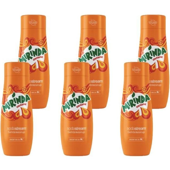 SODASTREAM Concentré MIRINDA 440ml Lot de 6