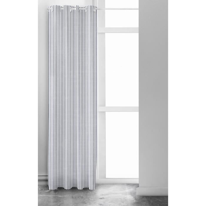 Rideau oeillets 140x240 LINY Rayures larges