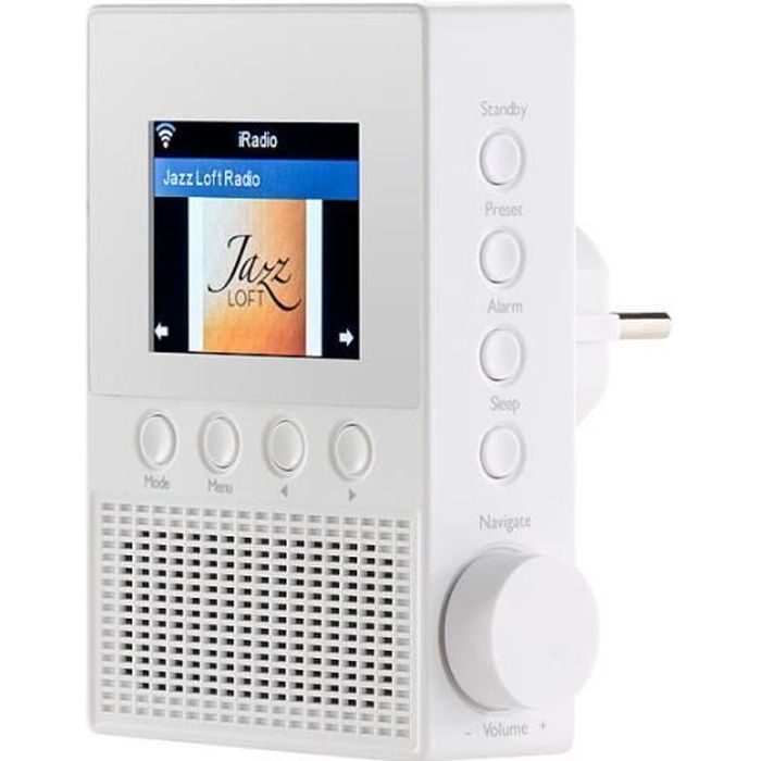 Mini radio Internet sans fil pour prise murale