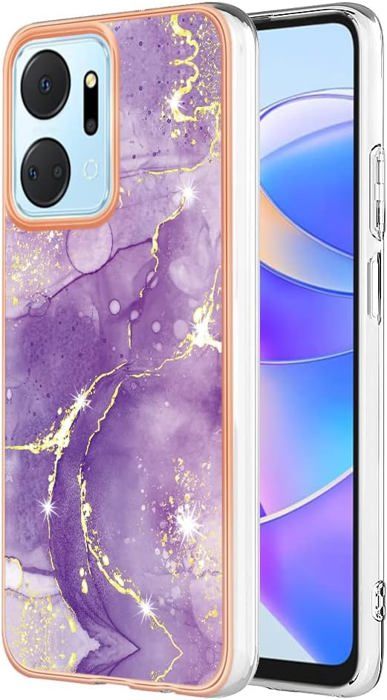 CRAVEN Cover per Huawei Honor X7a, Colore Gradiente Custodia Silicone