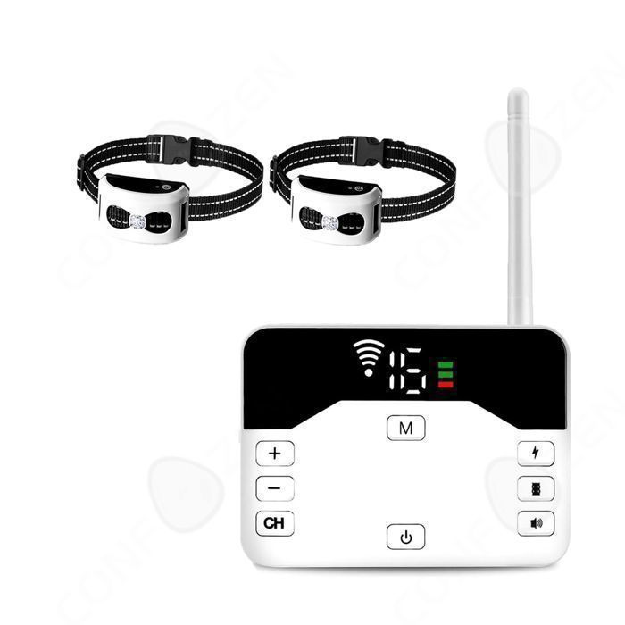 Comparer les prix de C Système à distance de clôture pour chien sans fil 1 émetteur 2 récepteurs portée contrôlable de 20 à 500 m dispositif