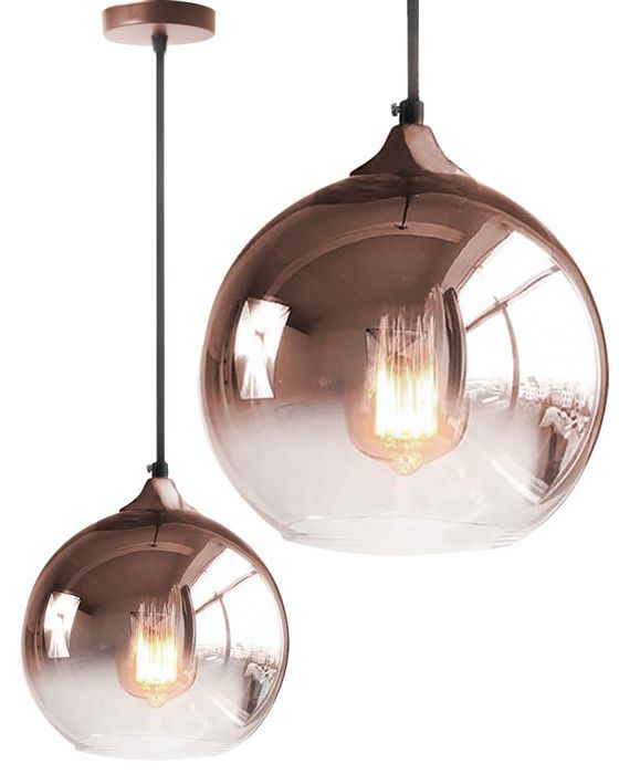 Lampe Suspendue De Plafond Toolight App313-1Cp Suspenion Or Rose 21 X 20 X 21 Cm