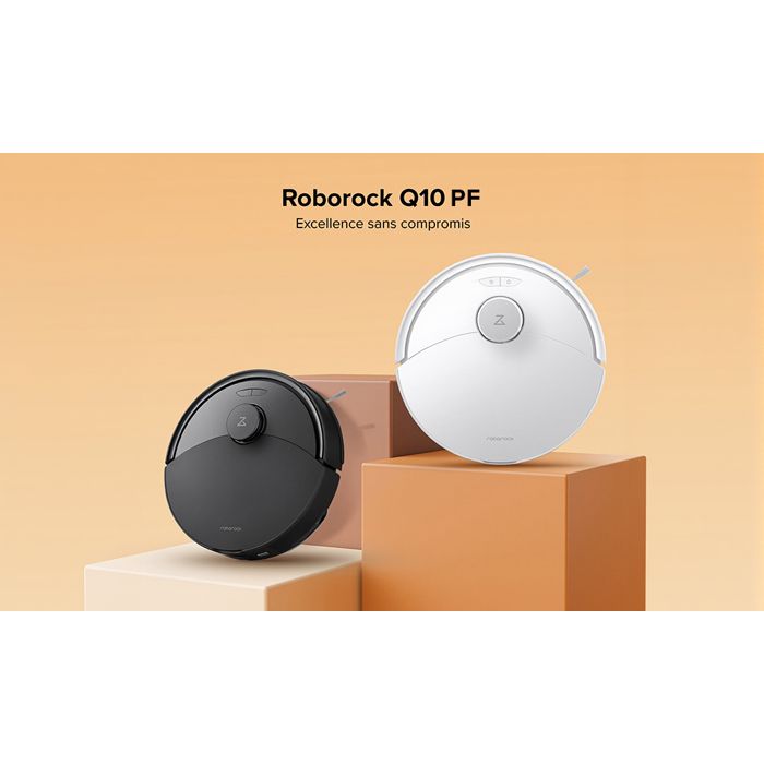 ROBOROCK Q10 S5 Robot Aspirateur État correct (environ 80% dusure)- Noir