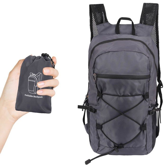 Sac à Dos Pliable Ultra Léger Sac à Dos de Randonnée Imperméable avec Sac de Rangement Sac à dos de jour Multifonctionnel