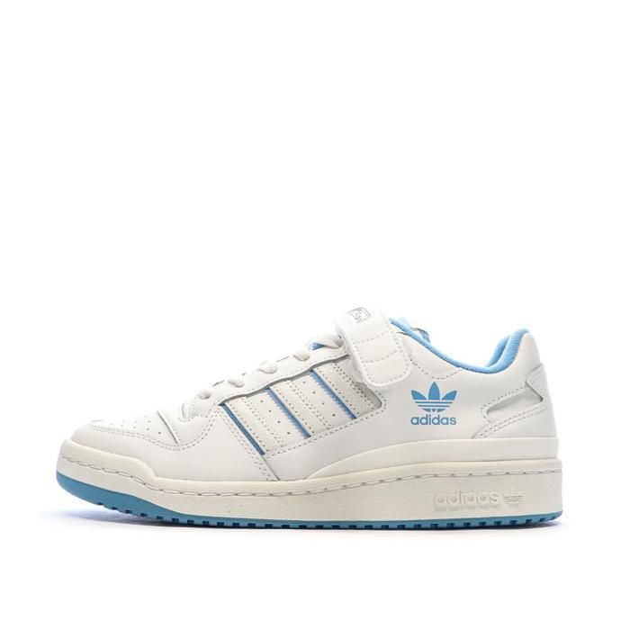 Adidas Baskets Blanche/Bleu Adidas Forum Low