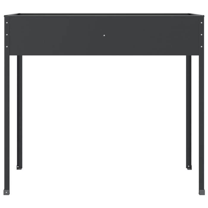 Meuble Déco - Support/Pot de Fleurs - Jardinière Anthracite 1005x405x90 cm - Acier galvanisé luf9023423