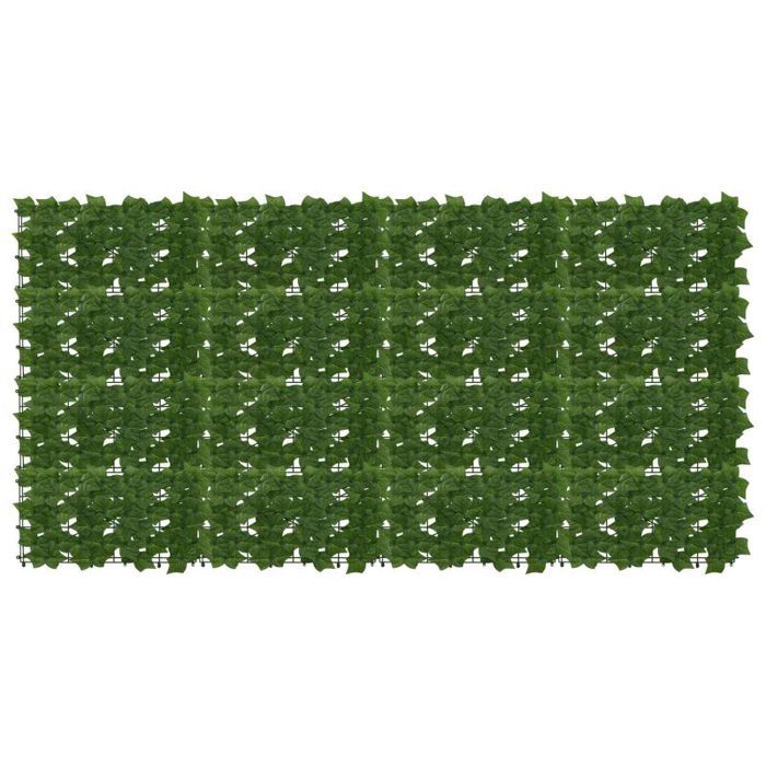 vidaXL Écran de balcon avec feuilles 200 x 100 cm - vue 2