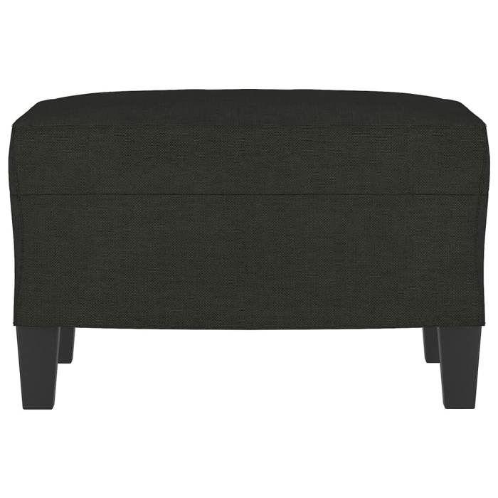 BESTLIFE Repose-pied Noir 60x50x41 cm Tissuavec manuel de montage（57382038）VIDAXL