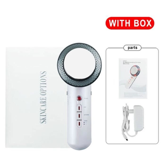 Color Whit Gifi Box Masseur EMS cavitation Ultrasonique Pour