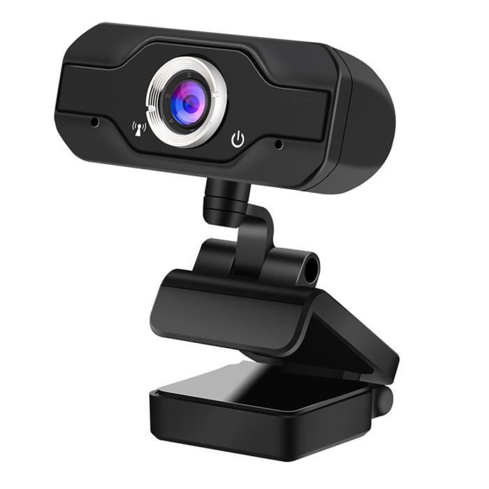 Mini caméra USB Full HD 1080P webcam avec microphone intégré, rotatif flexible, pour ordinateur