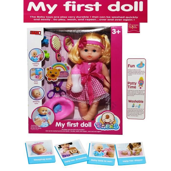 poupee avec biberon