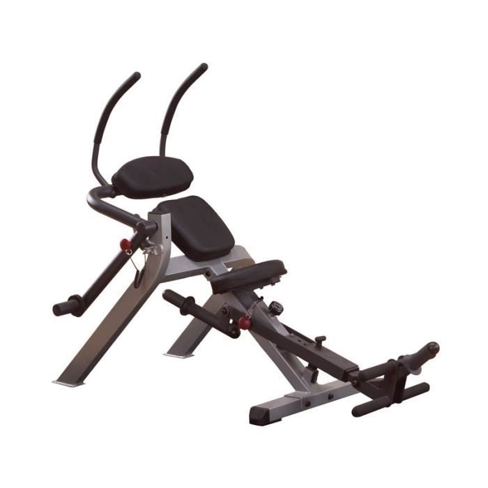 Poste à Abdo Body-Solid GAB300 - Semi-couché modulable et ergonomique