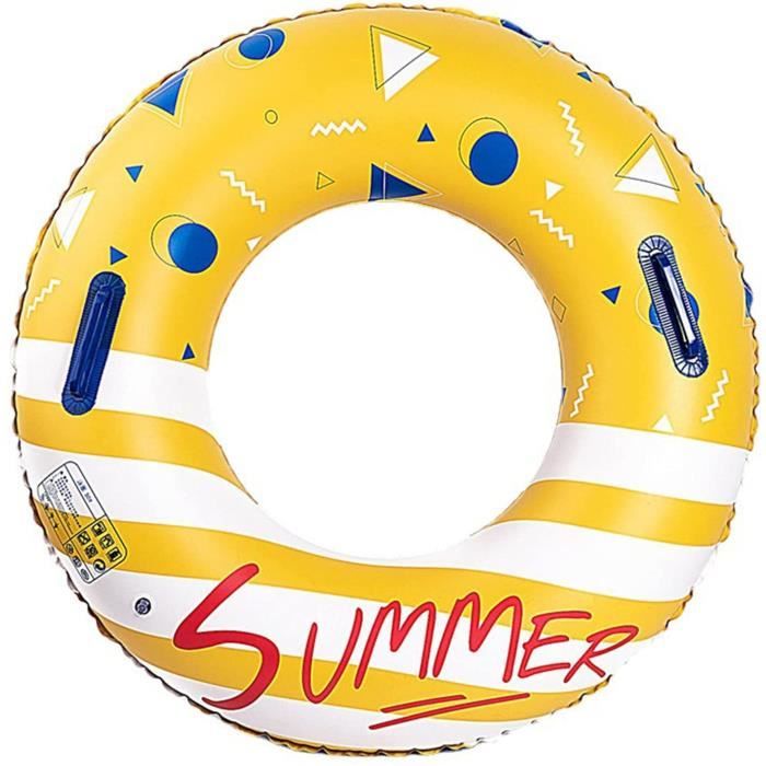 Bouée de natation d'été - Diamètre intérieur : 38 cm - En PVC