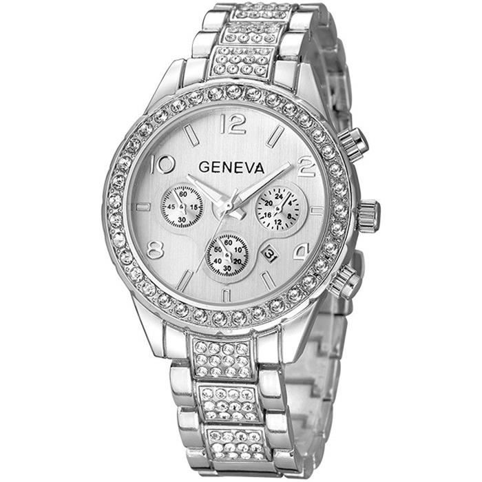 Luxury crystal top montre