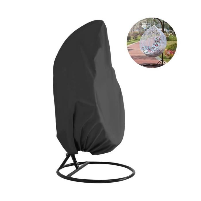 petcute housses de chaises de jardin housse de fauteuil en osier impermeable couvertures de chaise suspendu jardin housse de œuf cdiscount jardin