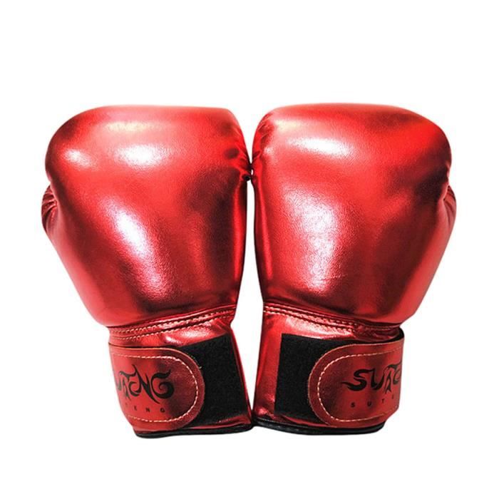 JIFNCR Gants de Boxe pour Enfants Enfants Gants de Boxe Formation Sparring Punch Bag Mitt for 3 to 12 Years Traing Gloves Training Equipment,Rouge