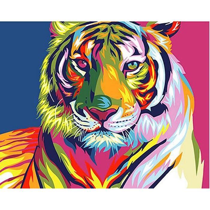Peinture numero d art animaux - Achat / Vente pas cher