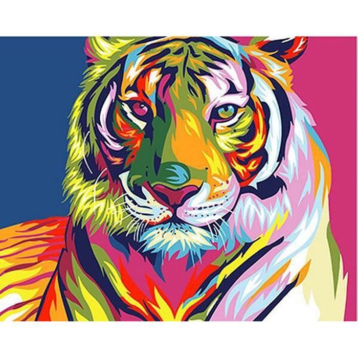 Peinture par numéro - Tigres - Scrapmalin