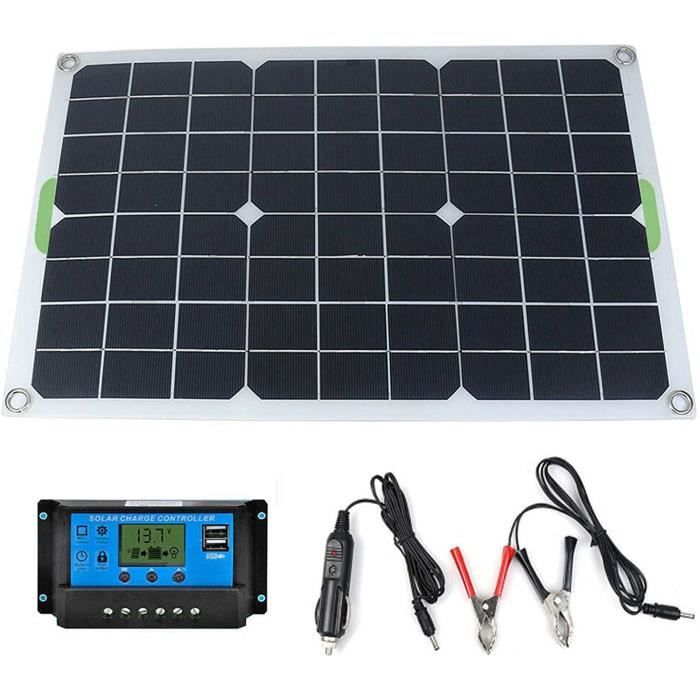 Kit panneau solaire avec batterie - Cdiscount
