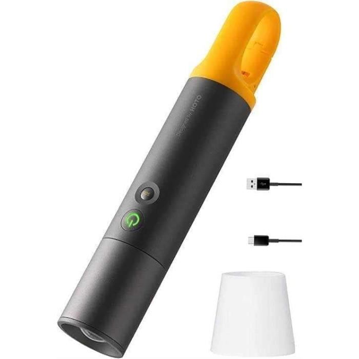 Rechargeable LED Flashlight 1000 Lumens - Zoomable, 4 Modes, IPX4 Waterproof, USB-C, Tactical Small Light - View #9
