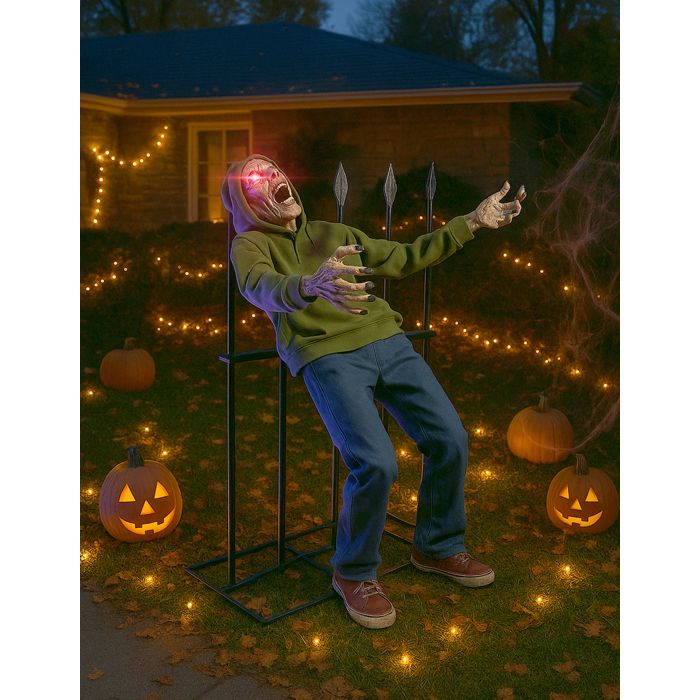 Automate Zombie Empalé - PTIT CLOWN - 22337 - Animé Sonore Lumineux - 140 cm