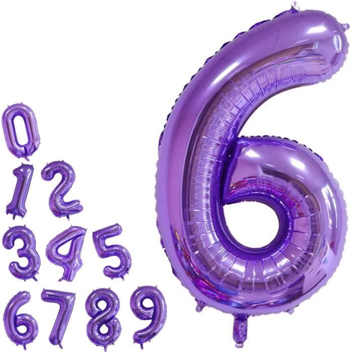 Ballons Chiffres Violet Pastel - Déco Anniversaire, Baby Shower & Fêtes Ballons Chiffres Violet Pastel - Déco Anniversaire, Baby Shower & Fêtes