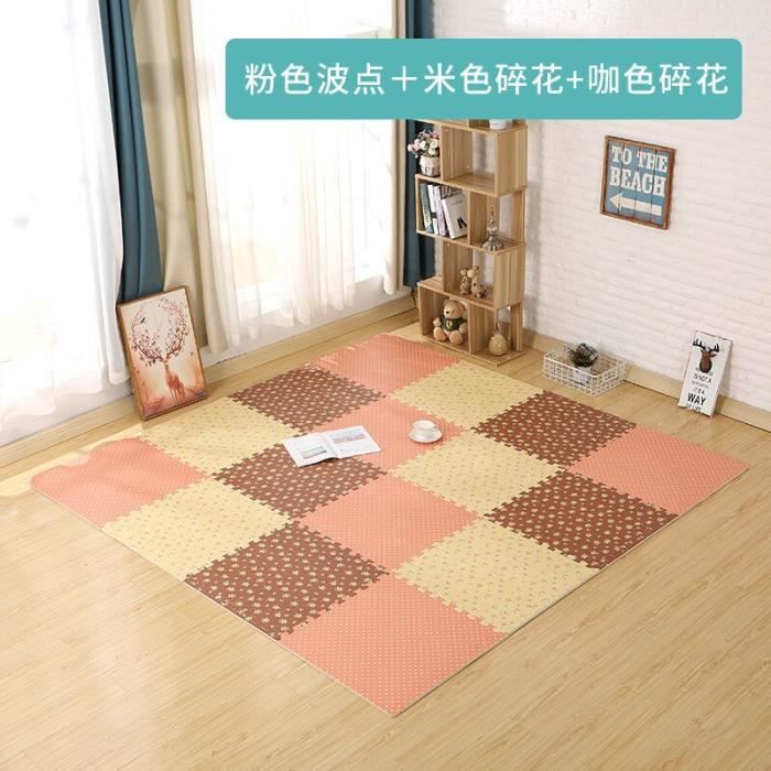 Tapis d'éveil,Tapis de sol épais en mousse EVA pour bébé, Puzzle de pétales, tapis de jeu pour enfants, - Type 14-8Pcs 30x30x1CM