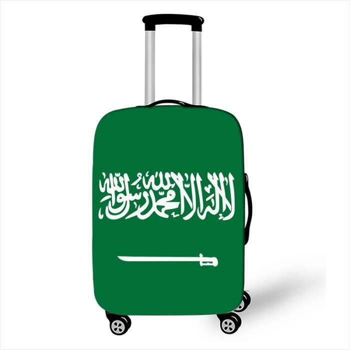 Housse De Poignée De Valise Imprimée Drapeau Algérie – Néoprène, Dimensions 14x12 Cm, Confortable Et Identifiable - 5