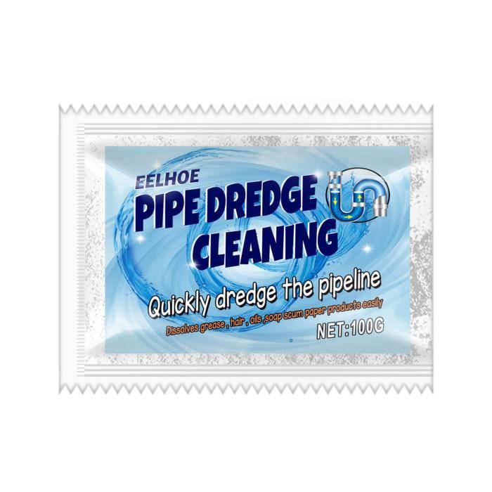 100G Pipe Dredge Cleaning Powder Powerful Kitchen Sewer Cleaner Sink Drain  Cleaner Pipe Dredging Agent For Kitchen Toilet - Cdiscount Au quotidien